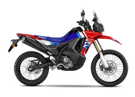 New CRF300 Rally สีRBW แดง-น้ำเงิน-ขาว