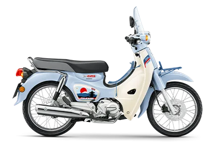 Super Cub FUJISAN Special Edition สีสีฟ้าขาว